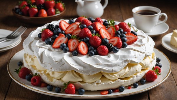 L'histoire derrière l'origine de la pavlova : un délice culinaire